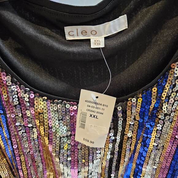 Cleo Rainbow Sequin Shirt - Picture 7 of 7